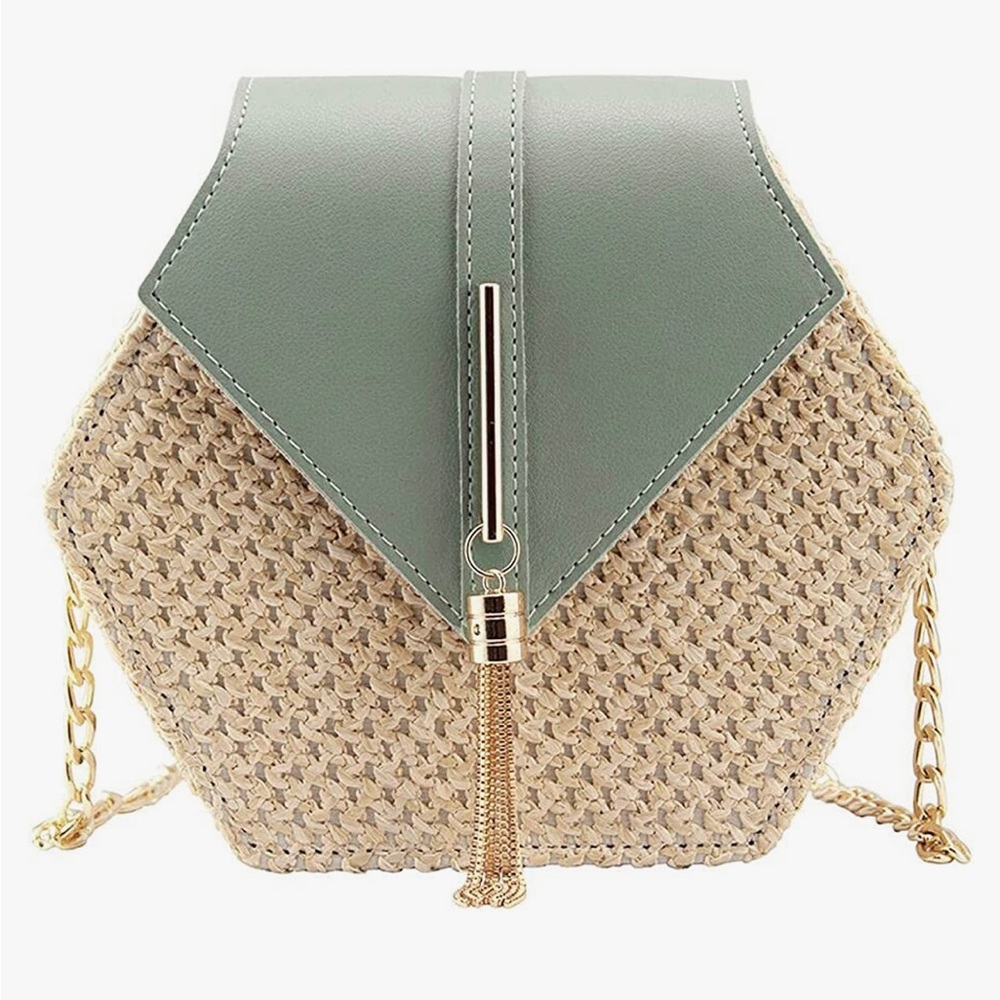 Women’s Crossbody Bag/Straw Shoulder Bag